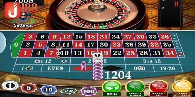 Giới thiệu game casino kịch tính roulette J88